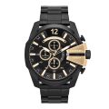 Diesel Mega Chief Black Steel Black Dial 54mm Men's Watch DZ4338