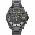 Diesel Mega Chief Gray Steel gray dial 51mm Men's watch DZ4466