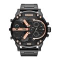 Diesel Mr.Daddy 2.0 Black Steel Black Dial 56mm Men's Watch DZ7312