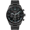 Hugo Boss Trophy Black Steel Black Dial 44mm Men's Watch 1513675