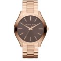 Michael Kors Runway Rose Gold Steel Brown Dial 41mm Women's Watch MK31831