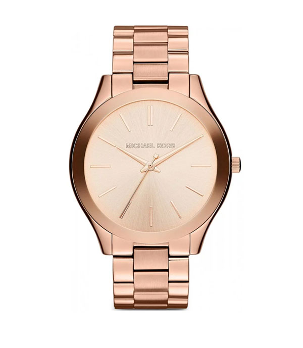 Michael Kors Runway Rose Gold Steel Rose Gold Dial 41mm Women's Watch MK3197