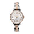 Michael Kors Sofie Silver/Rose Gold Steel silver dial 38mm Women's watch MK3880