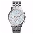 Michael Kors Ritz Silver Steel mother of pearl dial 38mm Women's watch MK5020