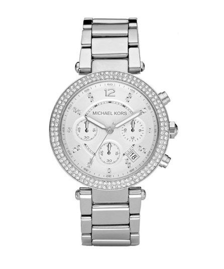 Michael Kors Parker Silver Steel silver dial 39mm Women's watch MK5353