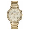 Michael Kors Parker Gold Steel Gold Dial 39mm Women's Watch MK5354