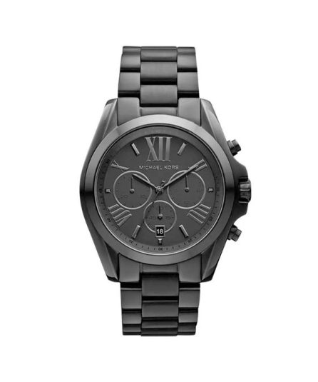 Michael Kors Bradshaw Black Steel Black Dial 38mm Unisex Watch MK5550