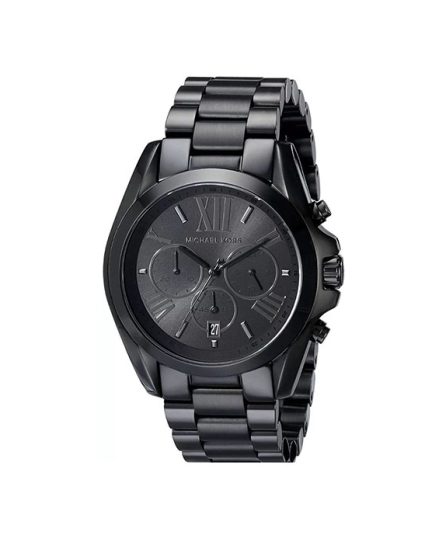 Michael Kors Bradshaw Black Steel Black Dial 38mm Unisex Watch MK5550