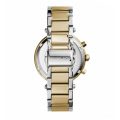 Michael Kors Parker Silver/Gold Steel White Dial 39mm MK5626