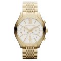 Michael Kors Brookton Gold Steel White Dial 38mm Women's Watch MK5762