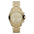 Michael Kors Bradshaw Mini Gold Steel Gold Dial 36mm Women's Watch MK5798