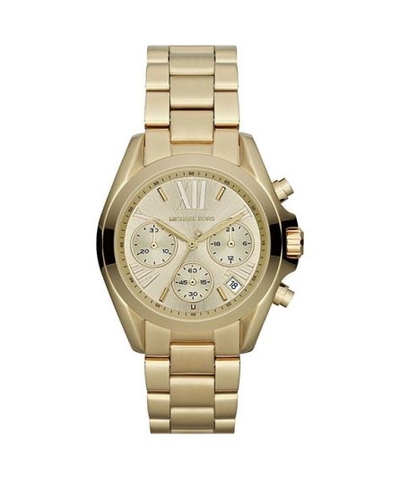 Michael Kors Bradshaw Mini Gold Steel Gold Dial 36mm Women's Watch MK5798