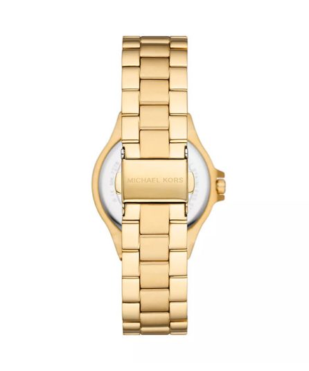 Michael Kors Lennox Gold Steel White Dial 38mm Women's Watch MK7278