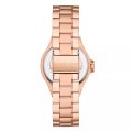 Michael Kors Lennox Rose Gold Steel White Dial 38mm Women's Watch MK7279