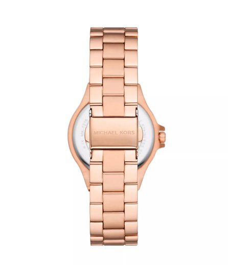 Michael Kors Lennox Rose Gold Steel White Dial 38mm Women's Watch MK7279