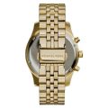 Michael Kors Lexington Gold Steel Gold Dial 38mm Unisex Watch MK8494