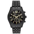 Michael Kors Lexington Black Steel Black Dial 44mm Men's Watch MK8603