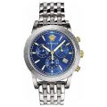 Versace Sport Tech Silver Steel Blue Dial 40mm Men's Watch VELT00219