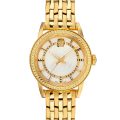 Versace Diamond Gold Steel White Dial 41mm Men's Watch VEPO00420