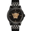 Versace Palazzo Palazzo Empire Black Steel Black Dial 42mm Men's Watch VERD00518