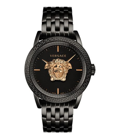 Versace Palazzo Palazzo Empire Black Steel Black Dial 42mm Men's Watch VERD00518