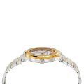 Versace Greca Logo Silver/Gold Steel White Dial 42mm Men's Watch VEVH00620