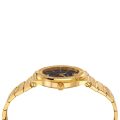 Versace Greca Logo Gold Steel Black Dial 38mm Women's Watch VEVH00820