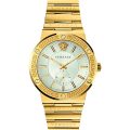 Versace Greca Logo Gold Steel White Dial 41mm Men's Watch VEVI00520