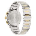 Versace Greca Greca Logo Silver/Gold Steel White Dial 42mm Men's Watch VEZ900321