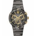 Versace Greca Logo Gray Steel gray dial 42mm Men's watch VEZ900521