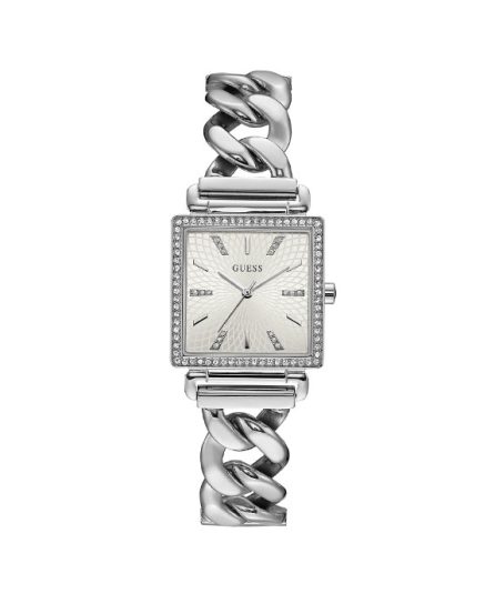 Guess Vanity Silver Steel Silver Dial 28mm W1030L1